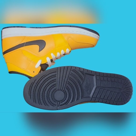 Jordan Retro 1 Mens Sz 9 University Gold - Picture 2 of 4